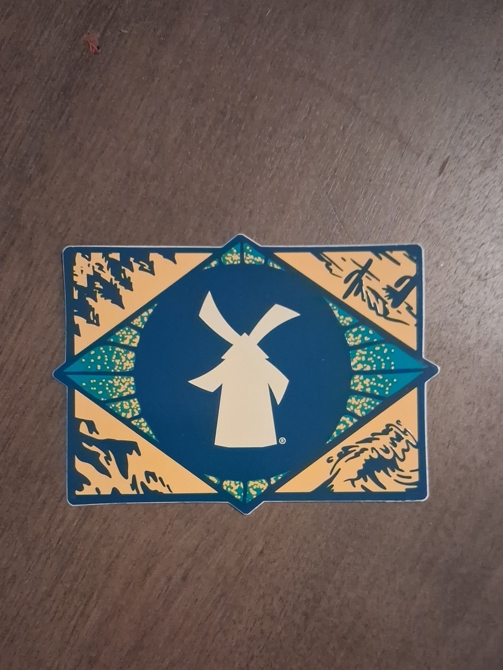Dutch Bros Sticker - Blue and Yellow